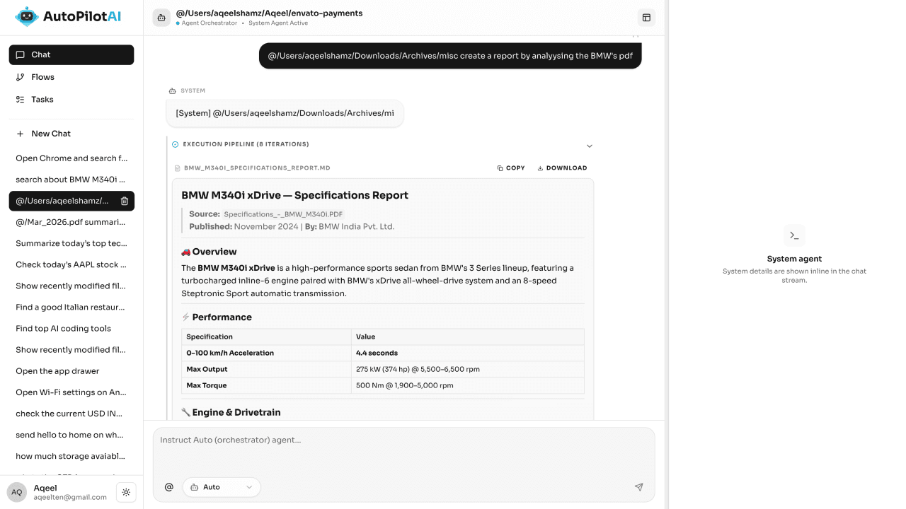 AutoPilotAI product screenshot 1