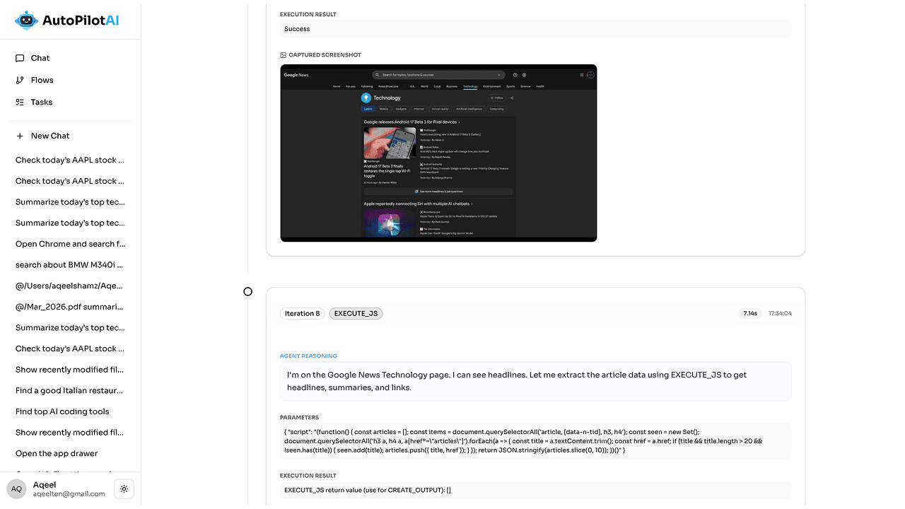 AutoPilotAI product screenshot 7