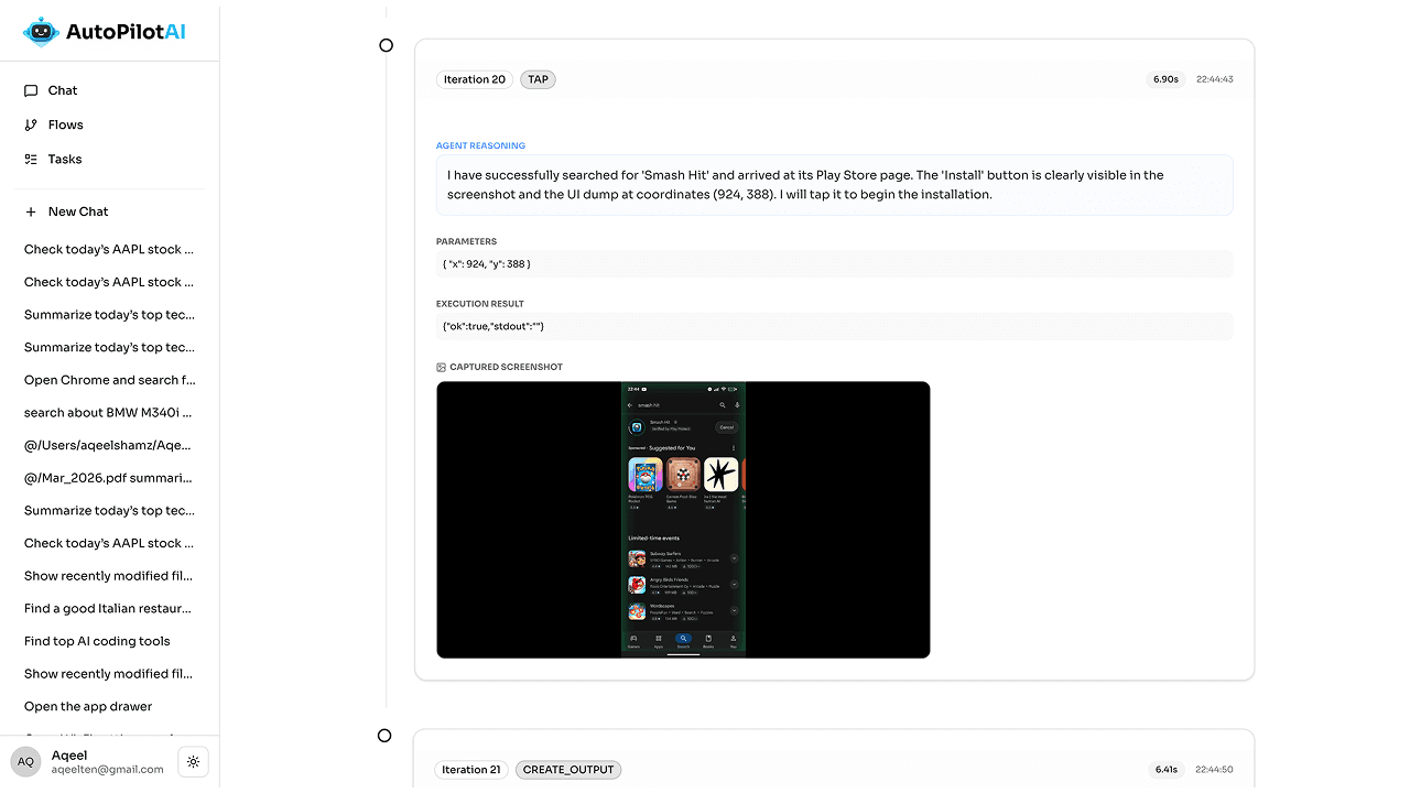 AutoPilotAI product screenshot 8