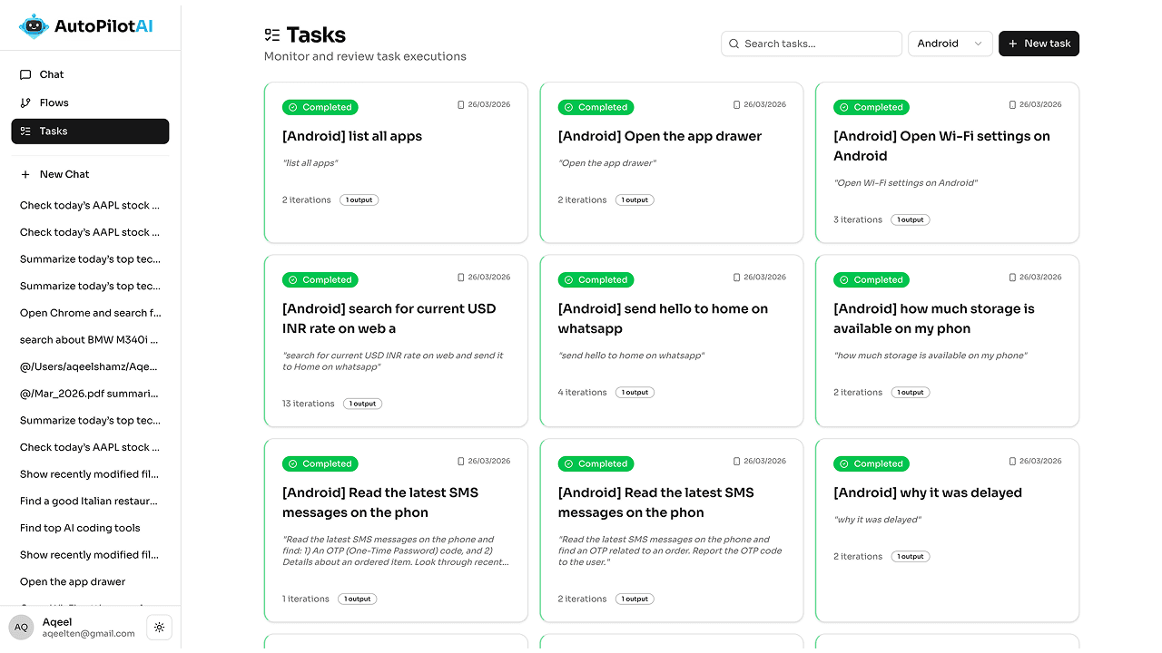 AutoPilotAI product screenshot 9