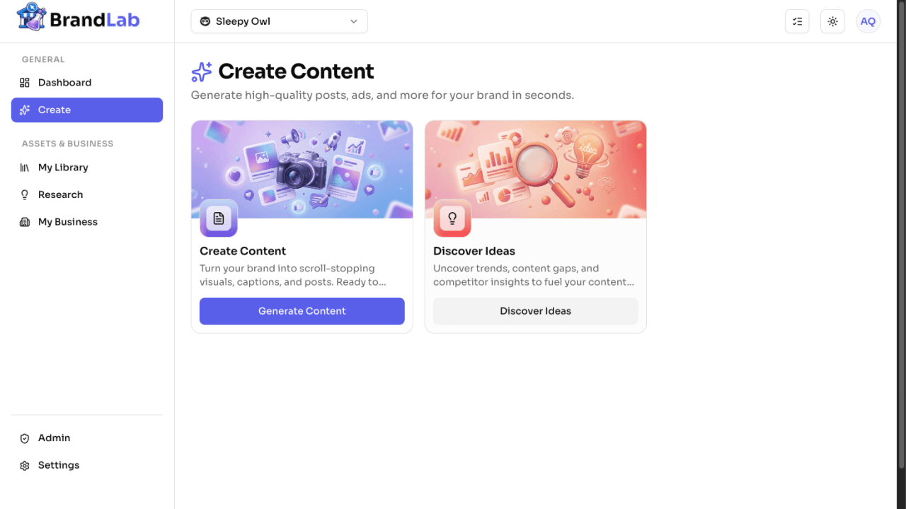 BrandLab product screenshot 2