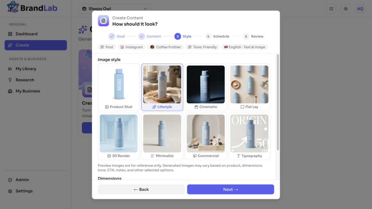 BrandLab product screenshot 5