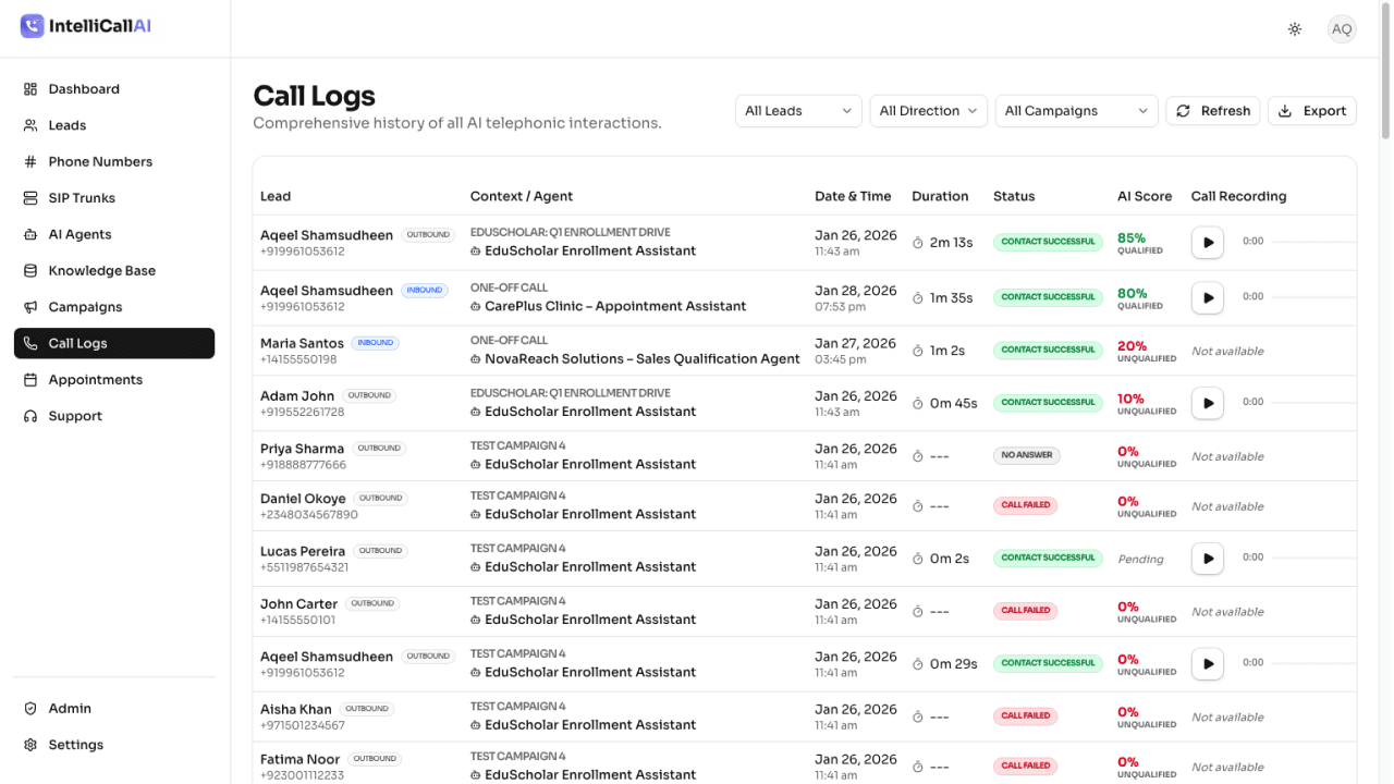 IntelliCallAI product screenshot 22