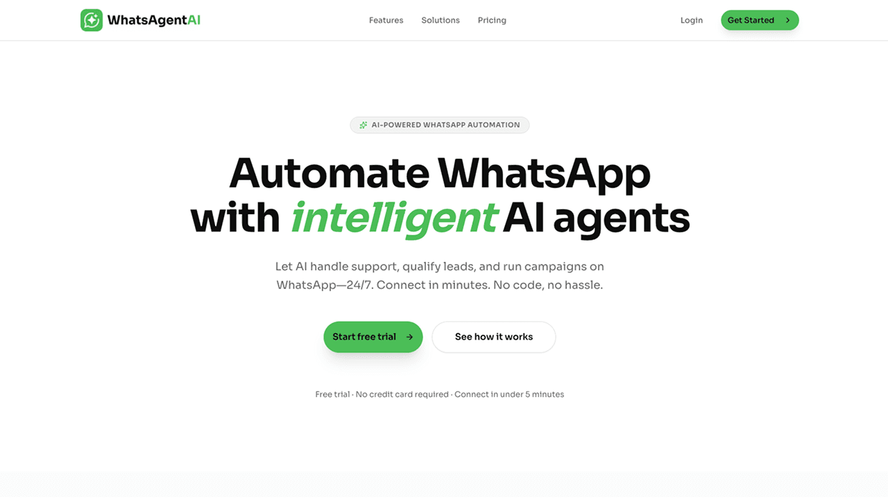 WhatsAgentAI product screenshot 1