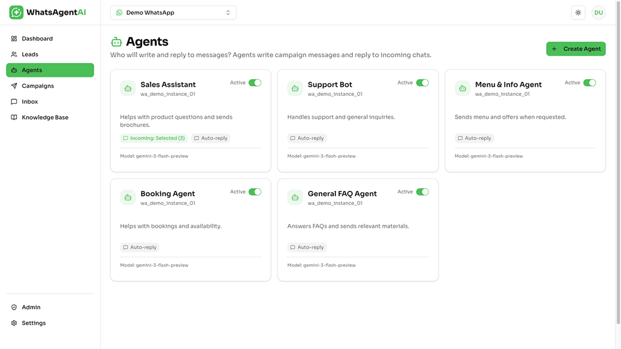 WhatsAgentAI product screenshot 10