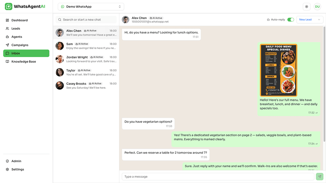 WhatsAgentAI product screenshot 12