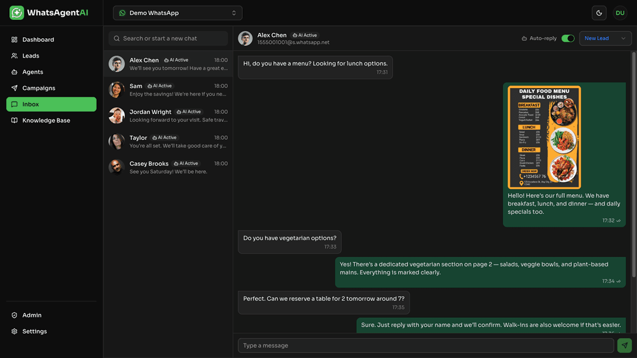 WhatsAgentAI product screenshot 13