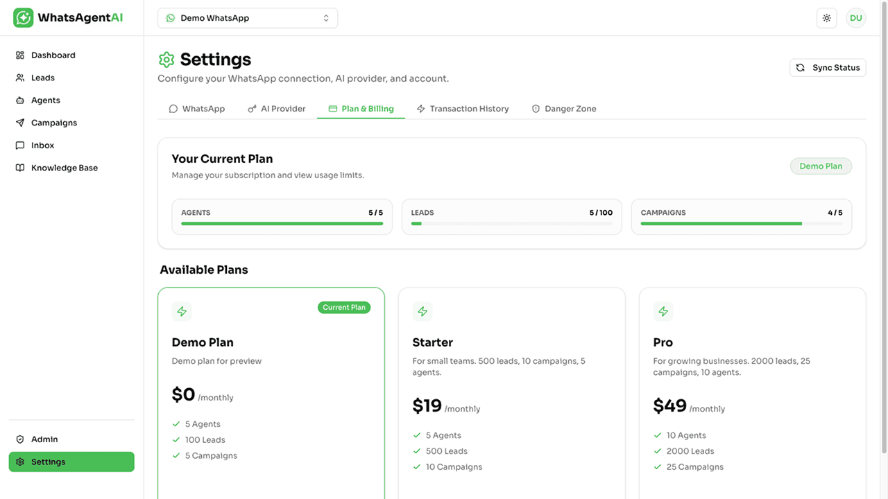 WhatsAgentAI product screenshot 25