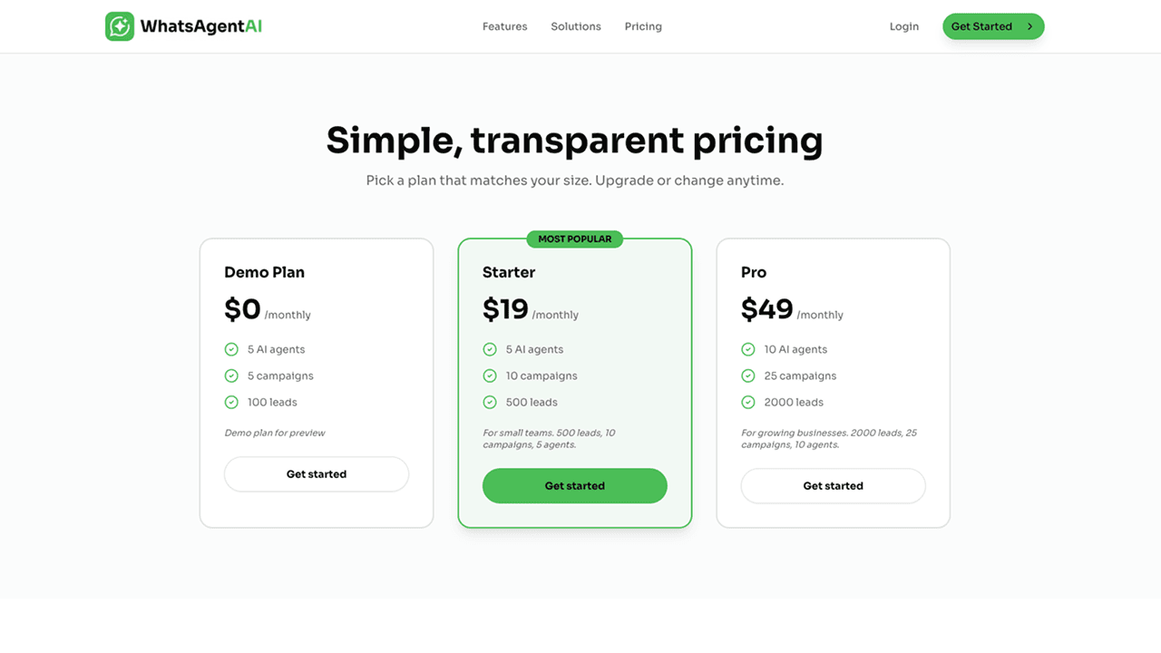 WhatsAgentAI product screenshot 3