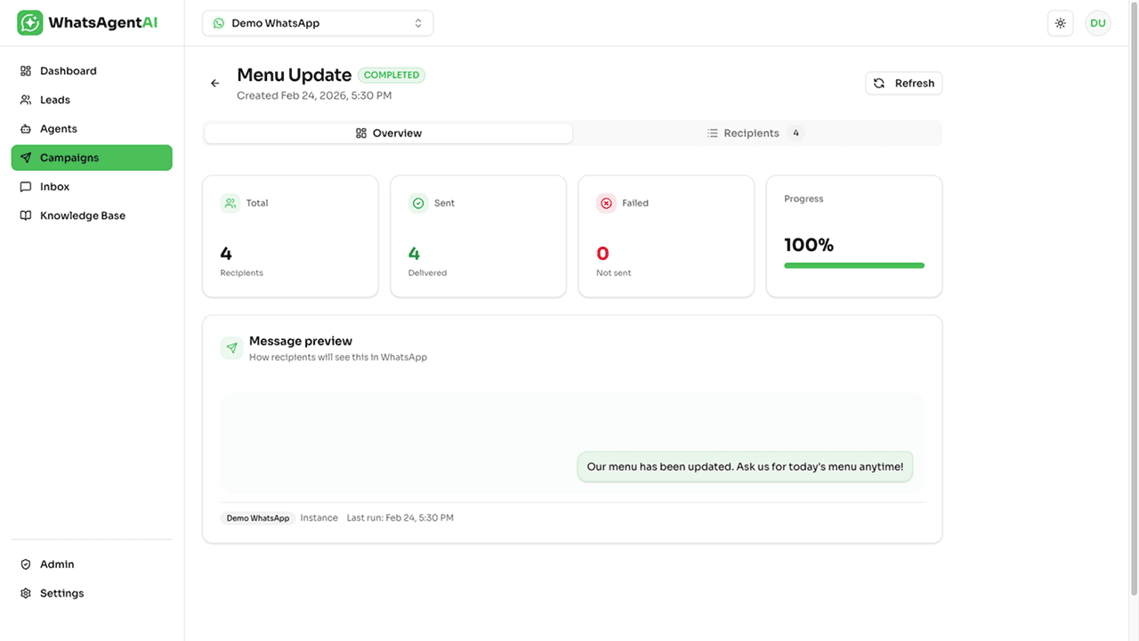 WhatsAgentAI product screenshot 31