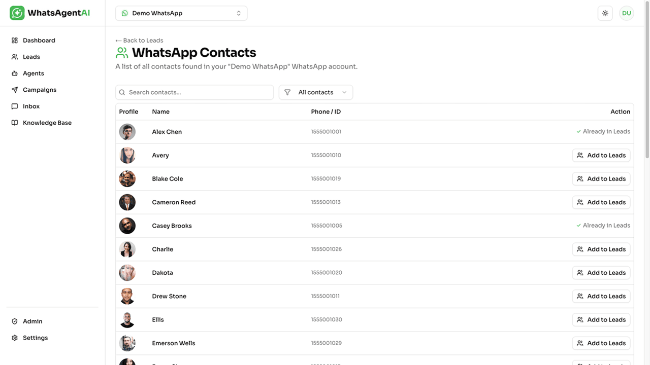 WhatsAgentAI product screenshot 8