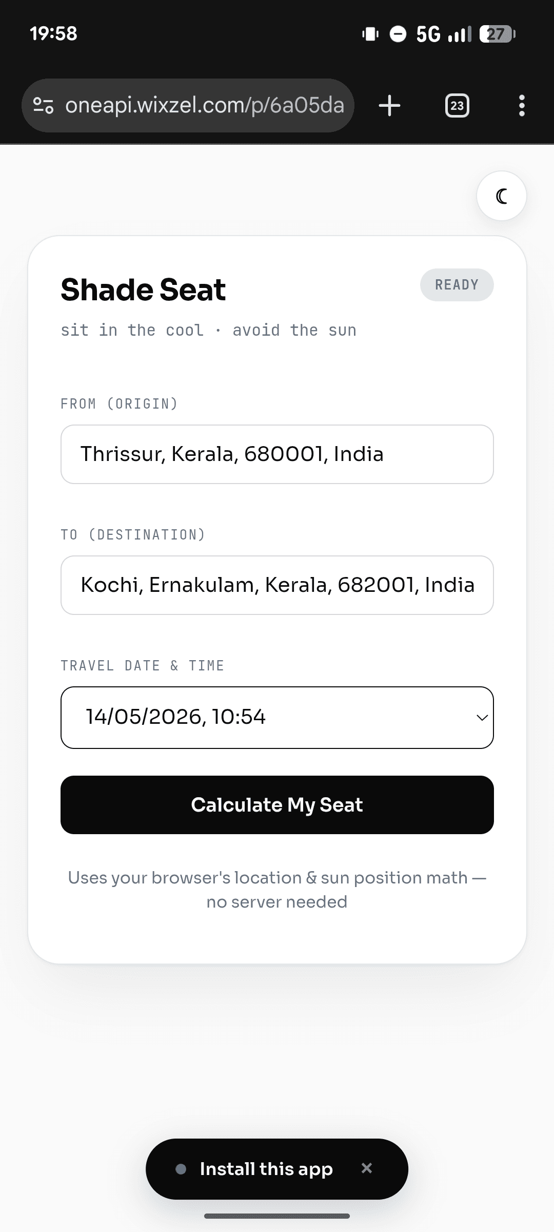Wixzel One product screenshot 4